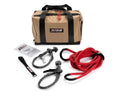Factor 55 00492 St. Anthony powersports kinetic recovery kit with 5/8-inch x20-foot Red rope, two soft shackles and Medium tan bag