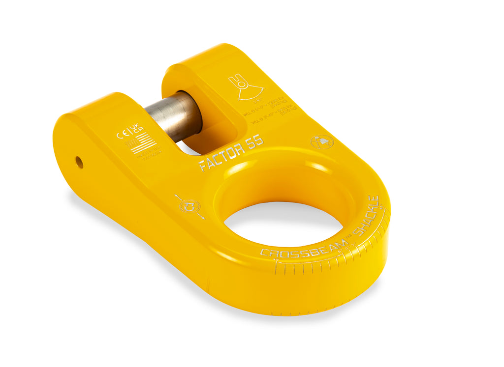 The CrossbeamTM?Shackle is the ultimate recovery point. Heavy duty pin retained by a snap-ring ensures that the legs of the shackle remain secure and resist spreading, offering unmatched stability during recovery operations