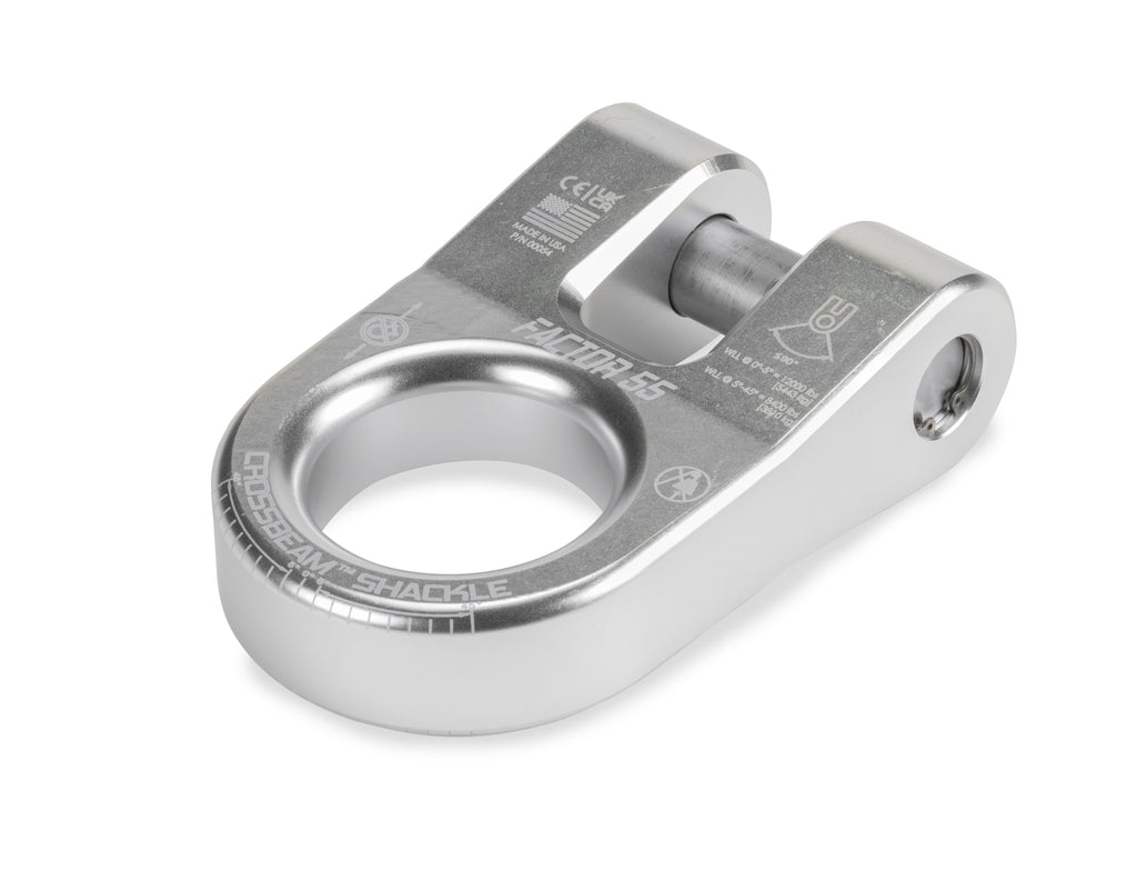 The CrossbeamTM?Shackle is the ultimate recovery point. Heavy duty pin retained by a snap-ring ensures that the legs of the shackle remain secure and resist spreading, offering unmatched stability during recovery operations