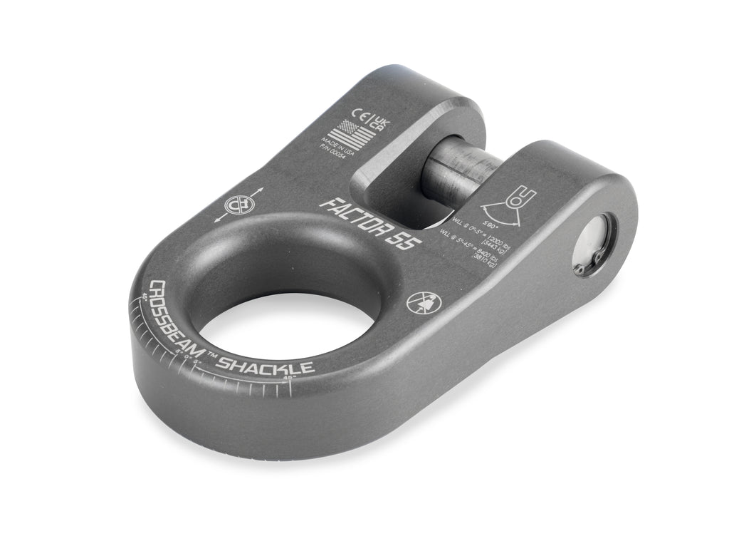 The CrossbeamTM?Shackle is the ultimate recovery point. Heavy duty pin retained by a snap-ring ensures that the legs of the shackle remain secure and resist spreading, offering unmatched stability during recovery operations