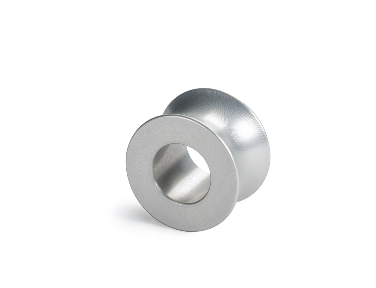 Eliminate the heavy steel thimble on the end of your synthetic winch line and replace it with an ultra light aluminum load spool. Compatible with all Factor 55 shackle mount products and allow ?soft eye? winch line attachment.