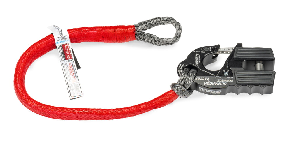 The HammerLoopTM is designed to work with the UltraHook and features a unique design to facilitate quick attachment through a wheel, around a roll cage, or via the eyelets of any strap.