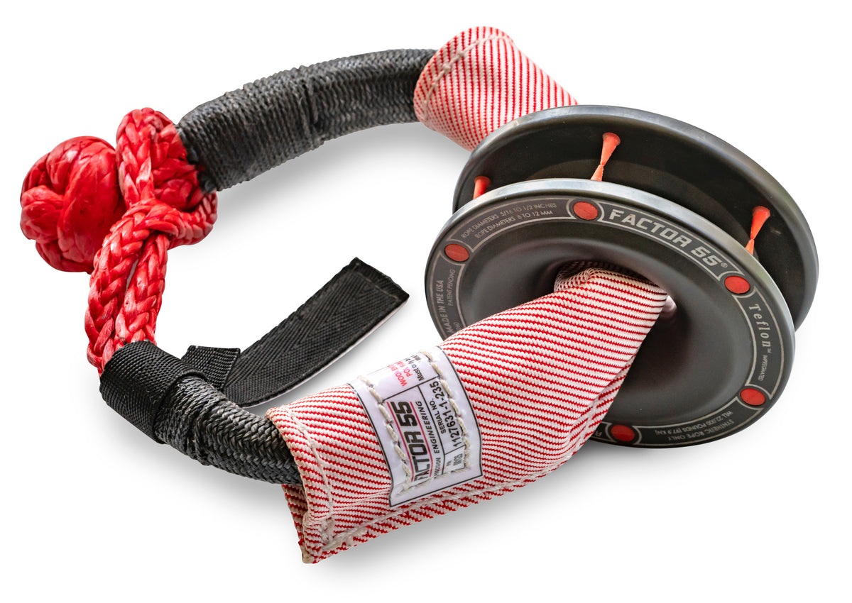 Factor 55 Ultraguard soft shackle and rope protective sleeve, 1.5" diameter x 11" long chafe guard