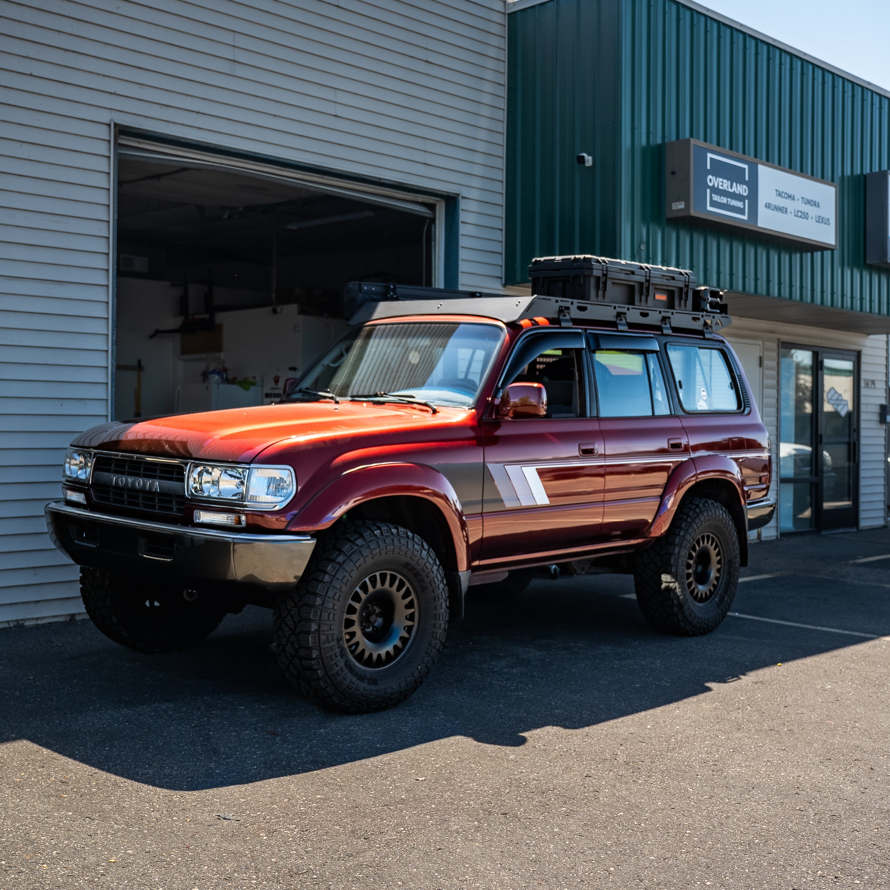 80 Series Land Cruiser Checkered Stripe Kit
