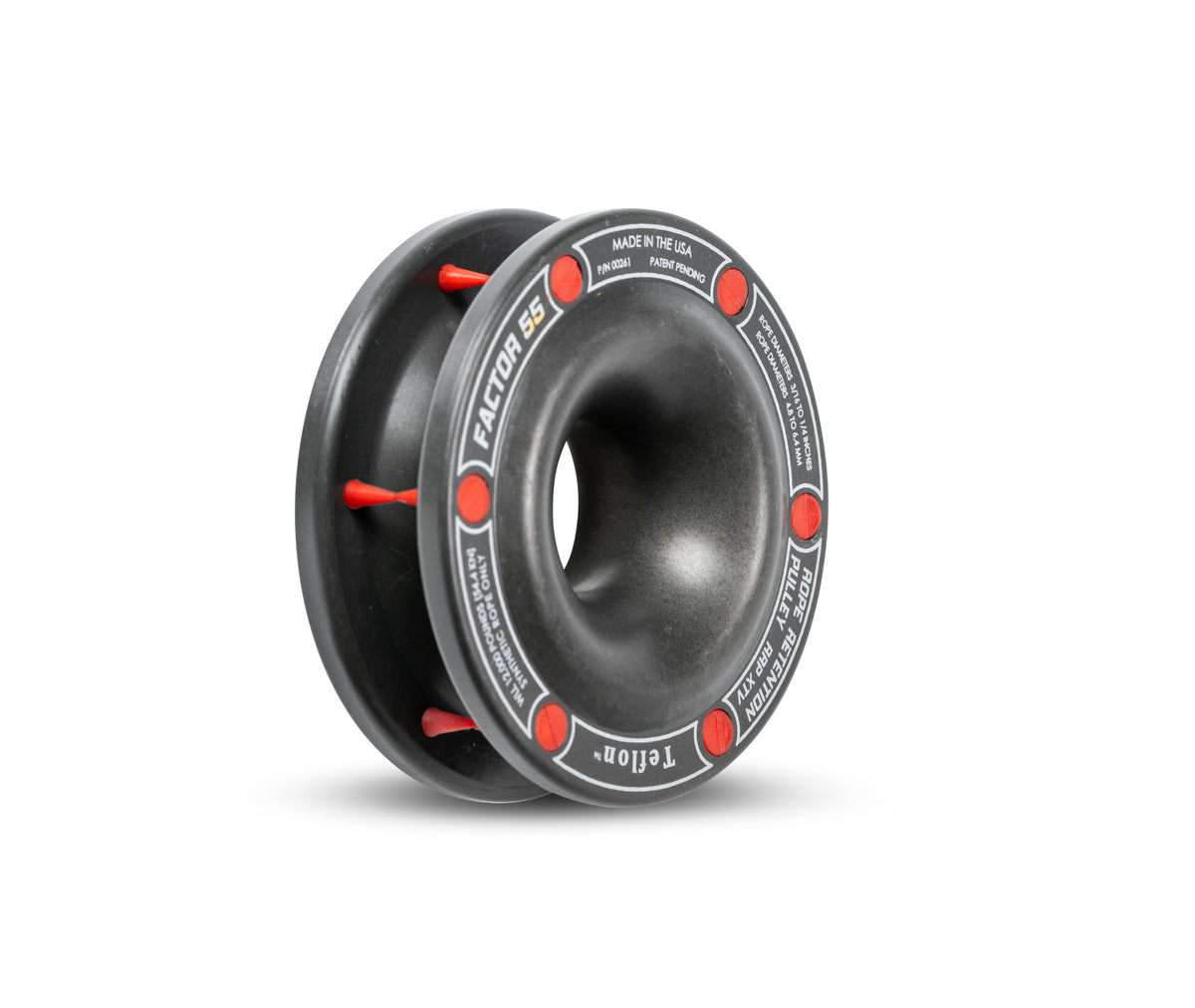 The world?s first winch friction pulley with patented rope retention feature. A lightweight alternative to traditional heavy snatch blocks/pulleys.