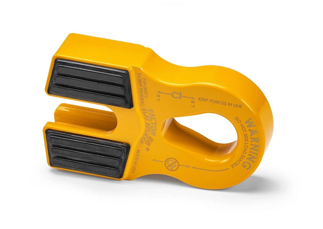 Factor 55 00375-03 Yellow Flat Splicer — exact supplied color