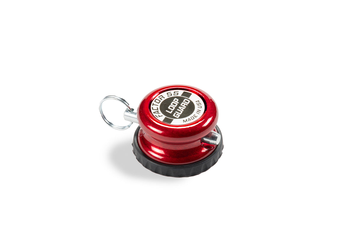 The Loopguard XTV protects cable or synthetic winch rope eyes/loops from impact, abrasion, and damaging UV light.