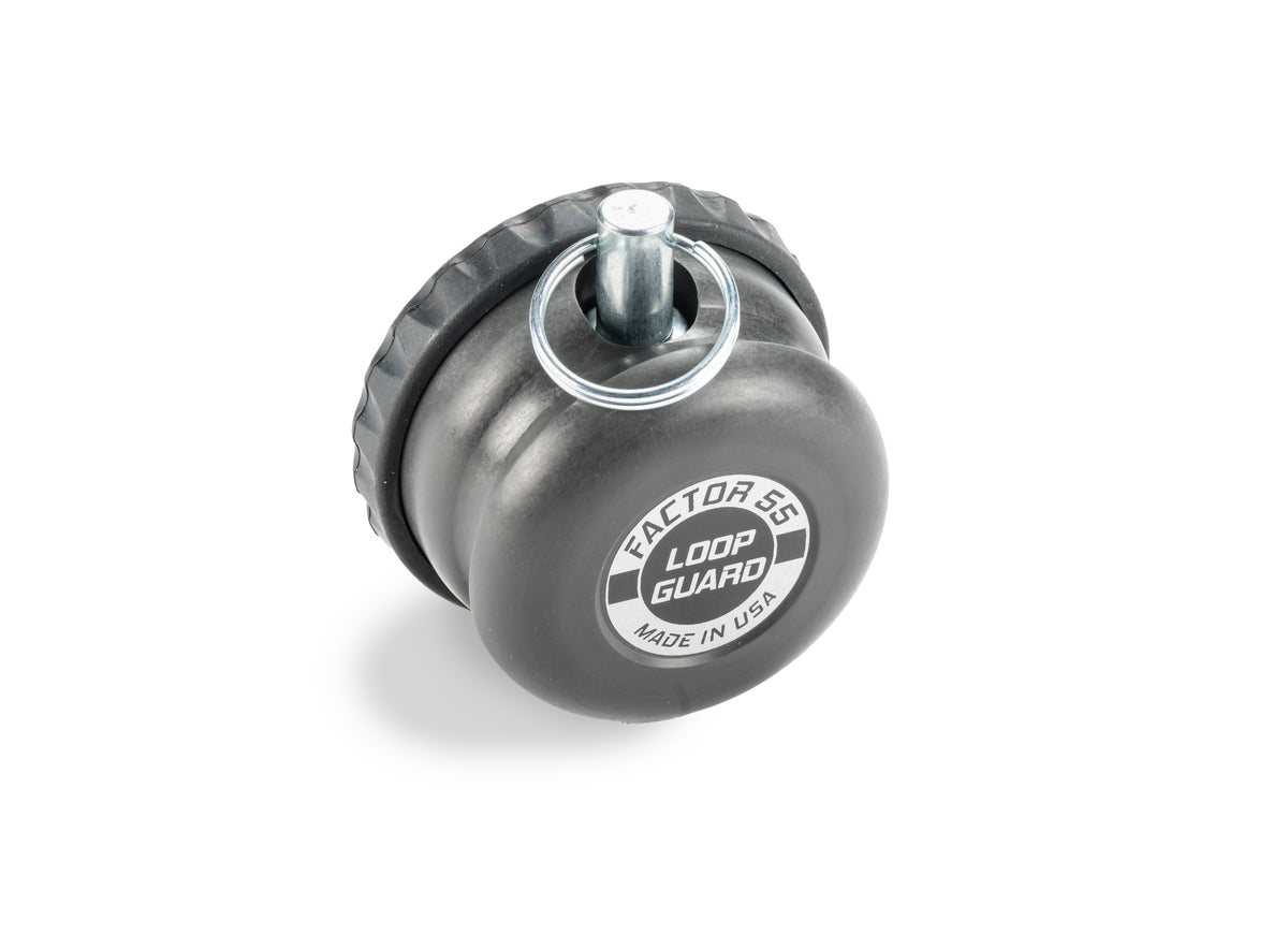 The Loopguard protects cable or synthetic winch rope eyes/loops from impact, abrasion, and damaging UV light.