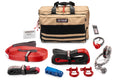 Sawtooth Vehicle Recovery Kit ? This is our medium size kit for winch recovery and towing  operations with blue HitchLink 2.0 and Large Bag