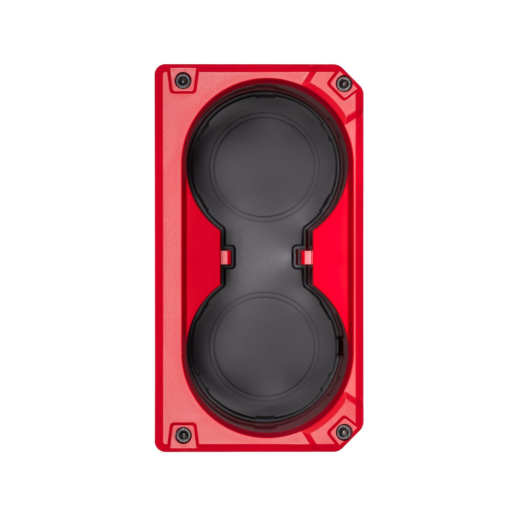 V2 Oversize Cup Holder + Shifter/Shift Gate Trim Rings (2014-2021 Tundra) - RED
