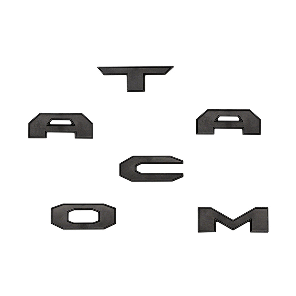 Glovebox Letters (2024+ Tacoma) - BLACK