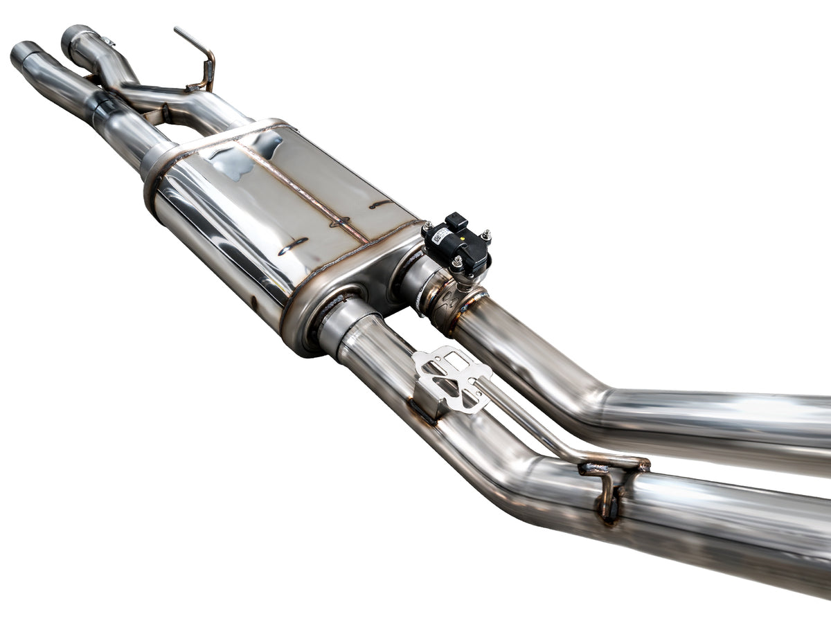 AWE SwitchPath™ Exhaust for Gen 3 Raptor - Chrome Silver Tips