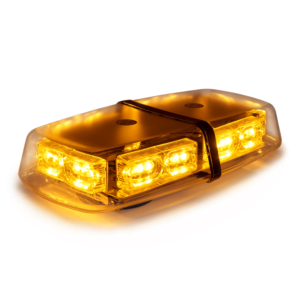 Xprite Mini LED Light Bar Magnetic Base – Portable Roof Warning Light | Gamma Series 12"