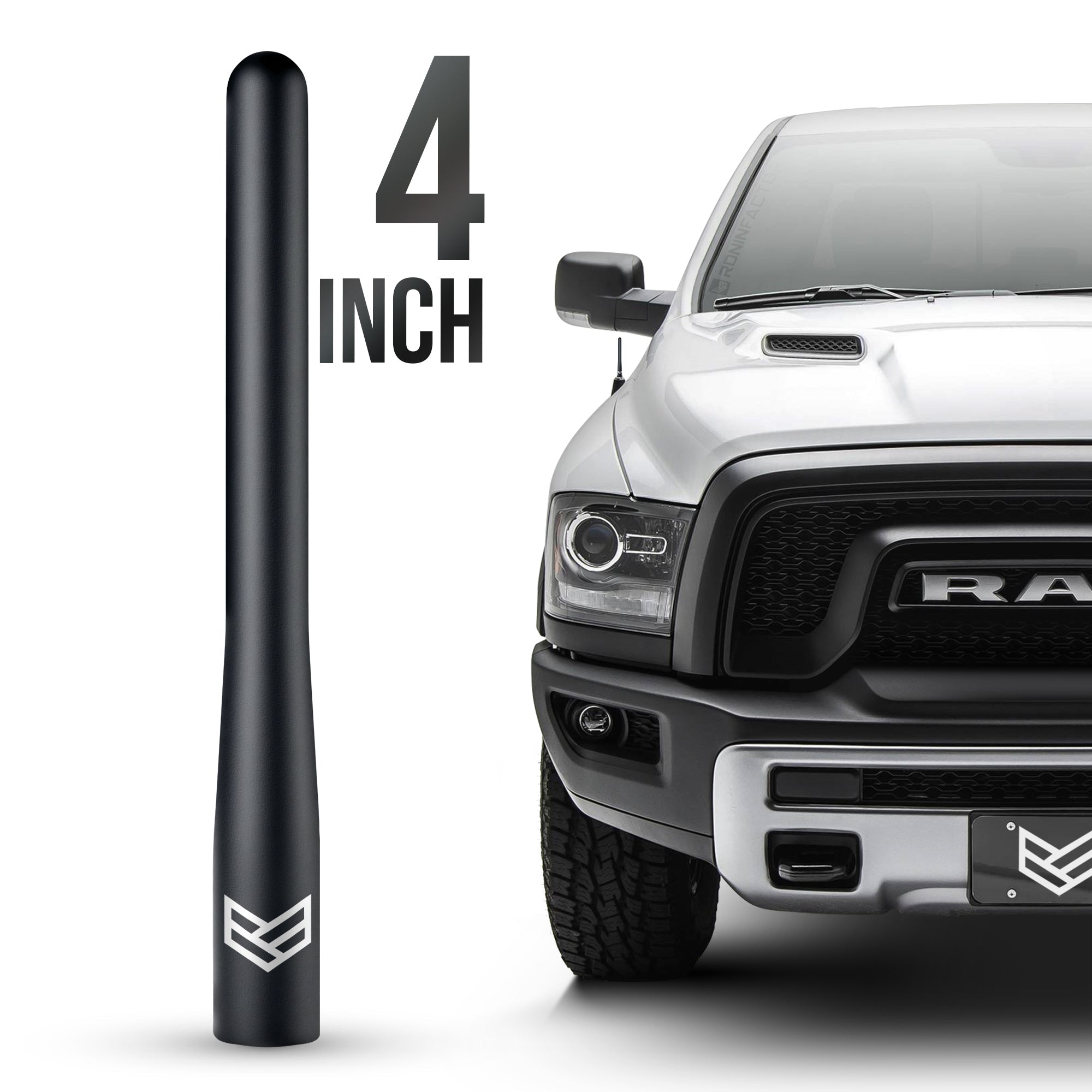 TUFFLOCK® SHORT ANTENNA FOR DODGE RAM (4 INCH)