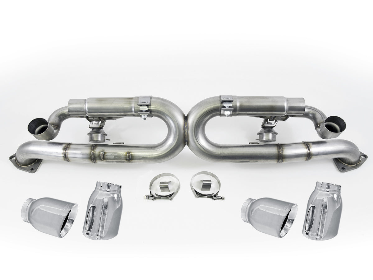AWE SwitchPath™ Exhaust for Porsche 991 - PSE cars - Chrome Silver Tips