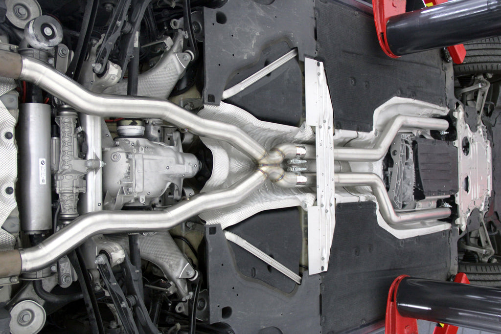Closed Intake / Black Exhaust / X-Pipe / Springs + Bumpstops / ZF8 Pedal Pads