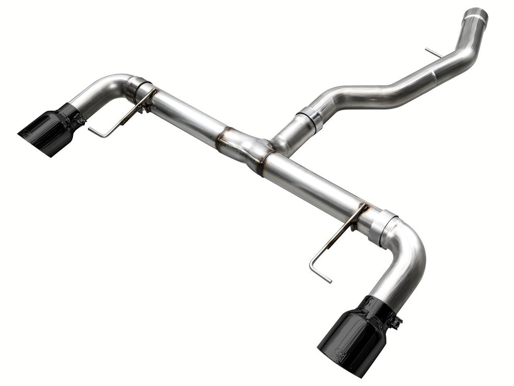 AWE Track Edition Axleback Exhaust for BMW G2X 330i/430i - 4.5” Diamond Black Tips