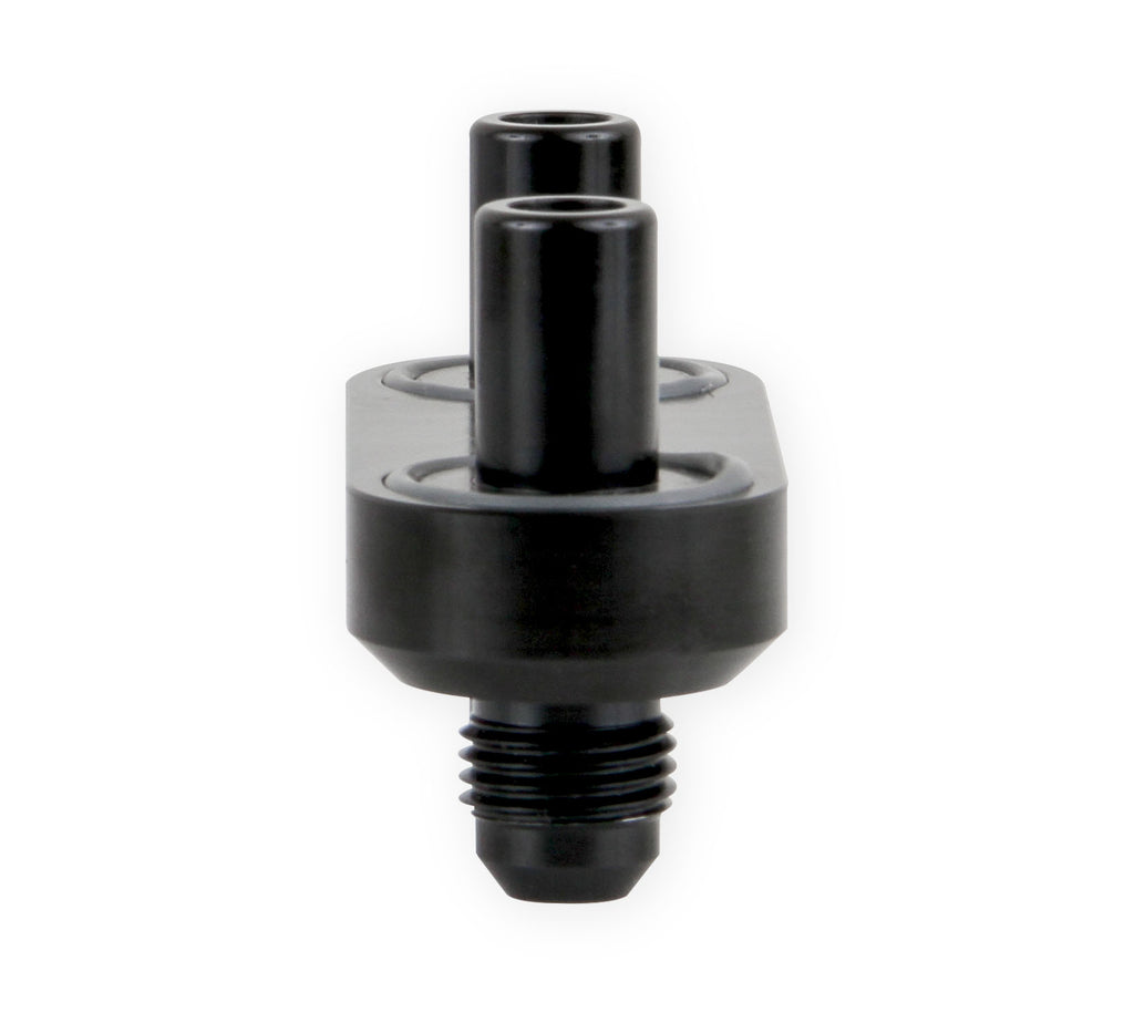 Fits GM 6L80E, 6L90E, and 8L90E Transmissions, -6 AN Male Flares, Black Anodized Finish