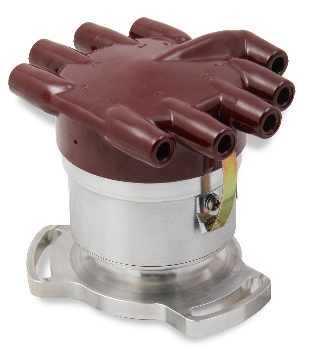 Mallory Unilite Distributor with built-in electronic ignition module.