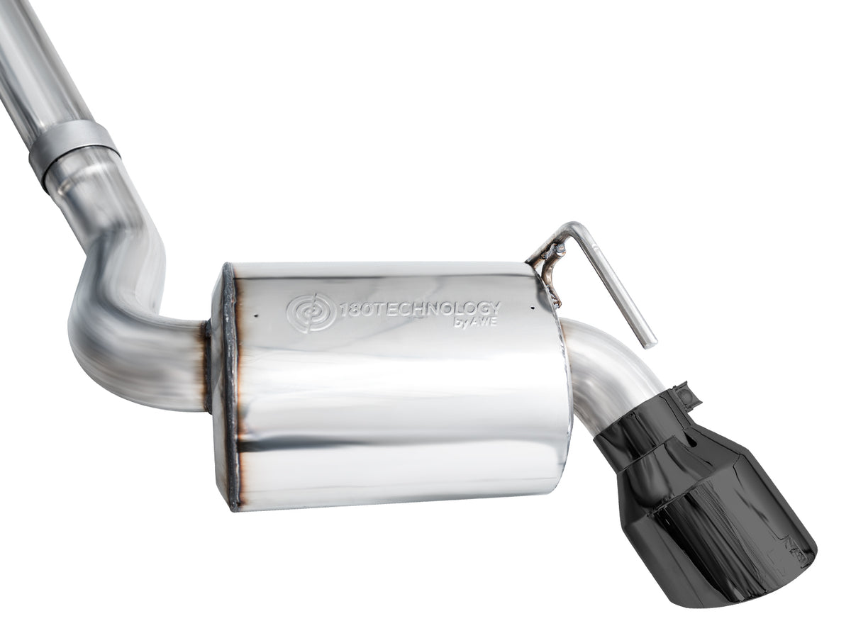 AWE Touring Edition Exhaust for Nissan Z - 5” Diamond Black Tips