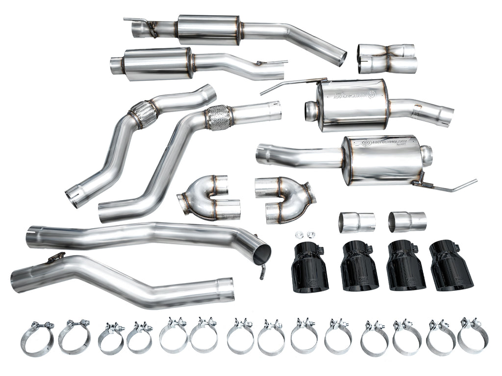 AWE Touring Edition Exhaust for Ford Explorer ST - Diamond Black Tips