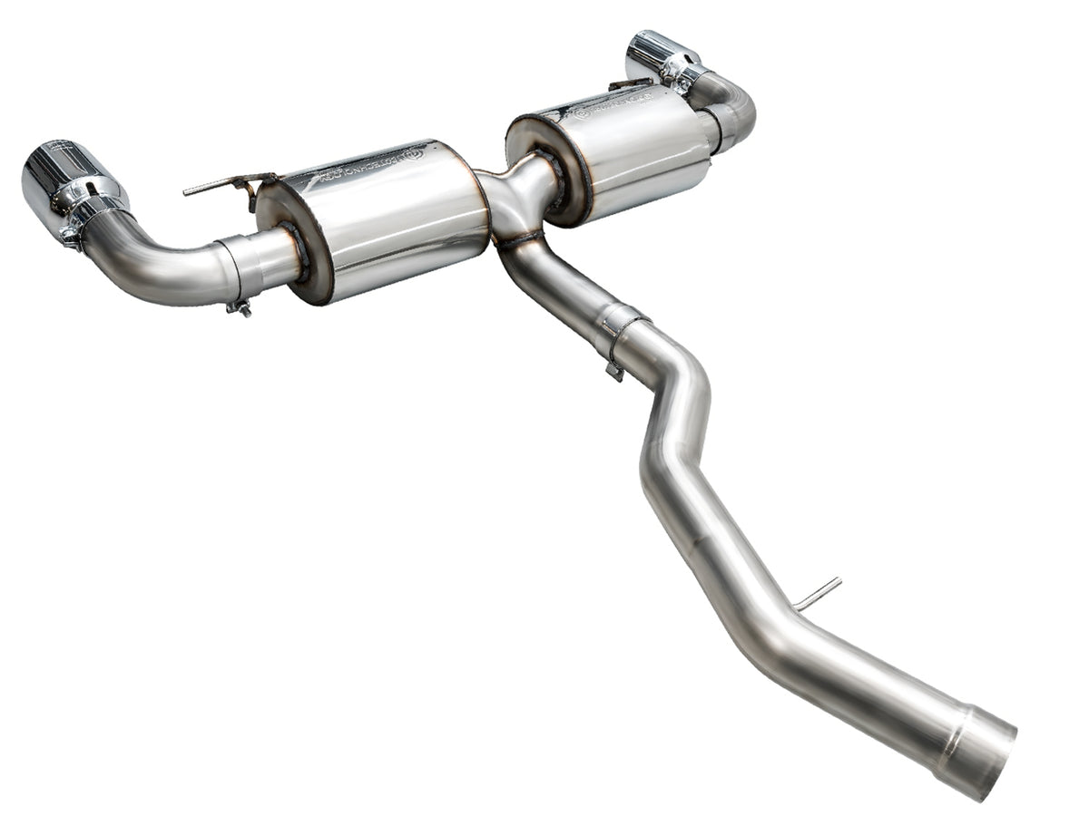 AWE Touring Edition Axleback Exhaust for BMW G2X 330i/430i - 4.5” Chrome Silver Tips