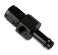 3/8 Vapor Guard Barb to -6 Female w/ 1/8 NPT Gage Port