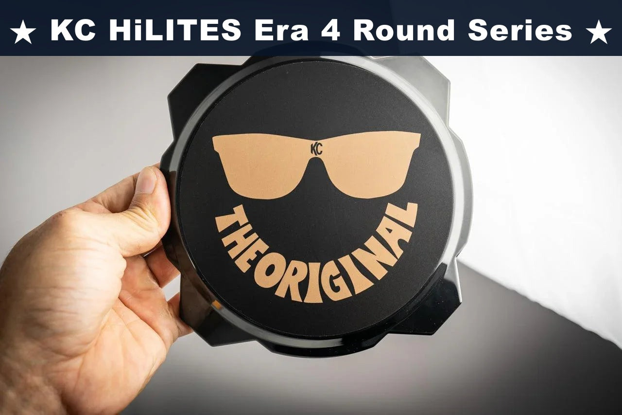KC HiLITES Era 4 ROUND Series Light Cover Overlays - Universal
