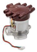Mallory Unilite Distributor with built-in electronic ignition module.