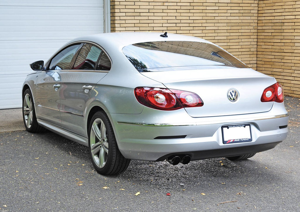 AWE Touring Edition Performance Exhaust for VW CC 2.0T - Diamond Black Tips