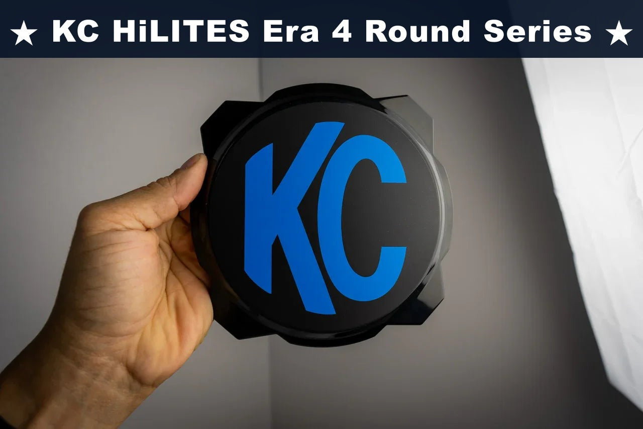 KC HiLITES Era 4 ROUND Series Light Cover Overlays - Universal