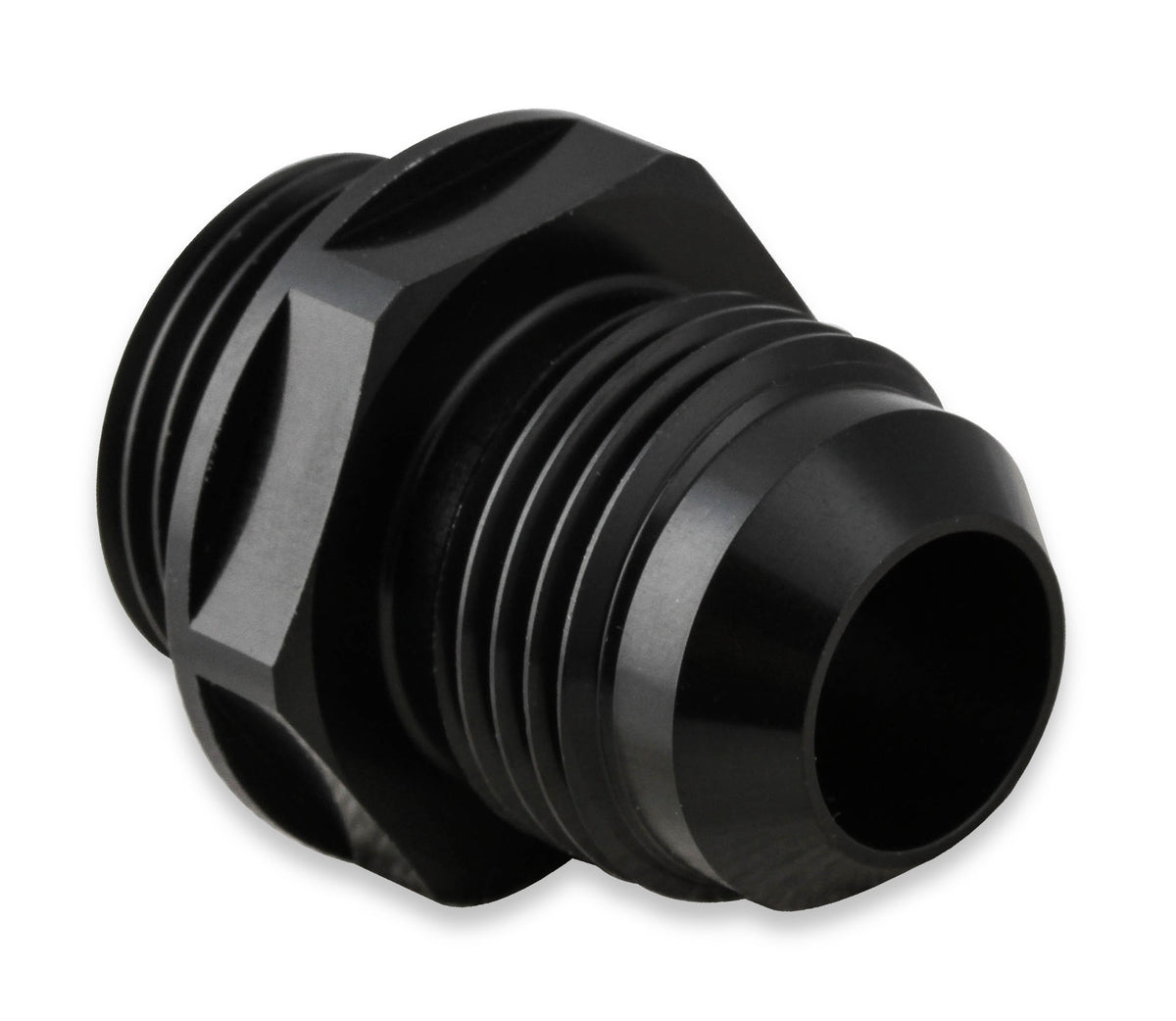Oil Cooler Adapters -10 AN Male to -10 O-Ring Port - 2 Pieces - fits Earls UltraPro and Temp-A-Cure  Oil Coolers - Black