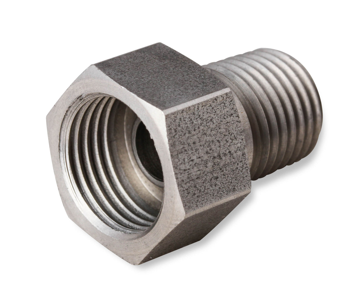 Hardline Adapter - Stainless Steel - 1/4" NPT Male to 5/8"-18 Inverted Flare Female