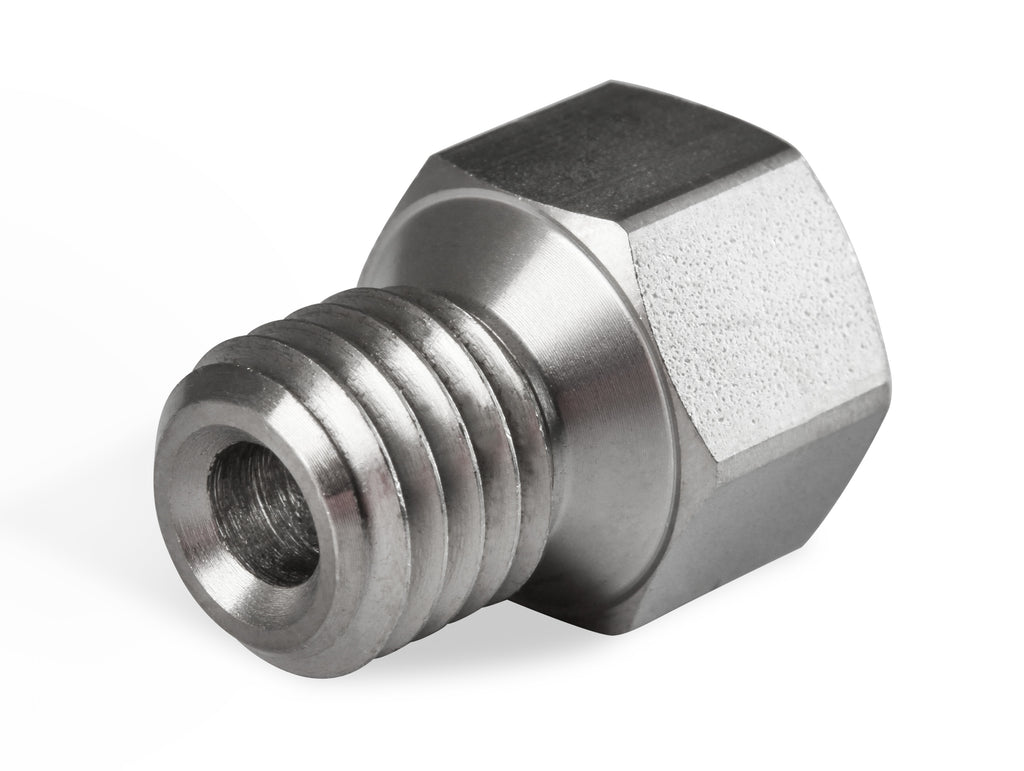 Fits GM LT Gen-V engines (2014 & up), M12 x 1.75 w/ Tapered Seat to 1/8" NPT Female Port - Stainless Steel