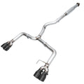 AWE Track Edition Exhaust for VA / GV WRX / STI Sedan - 4" Diamond Black Quad Tips