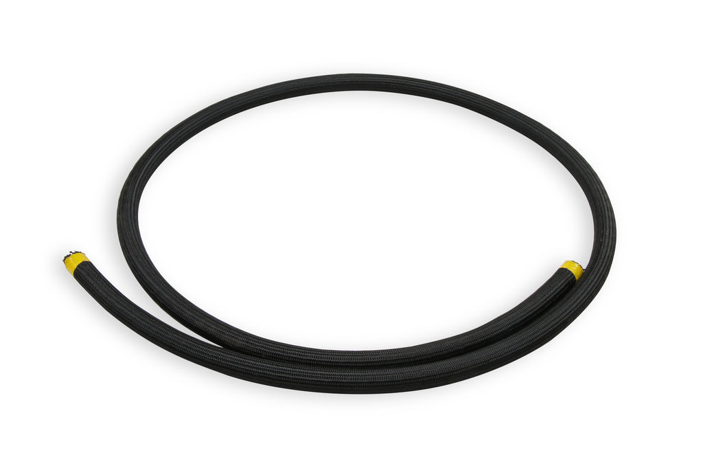 -12 Double-Helix Ribbed PTFE Hose, Black Polyester Braided, 250 PSI, 20FT