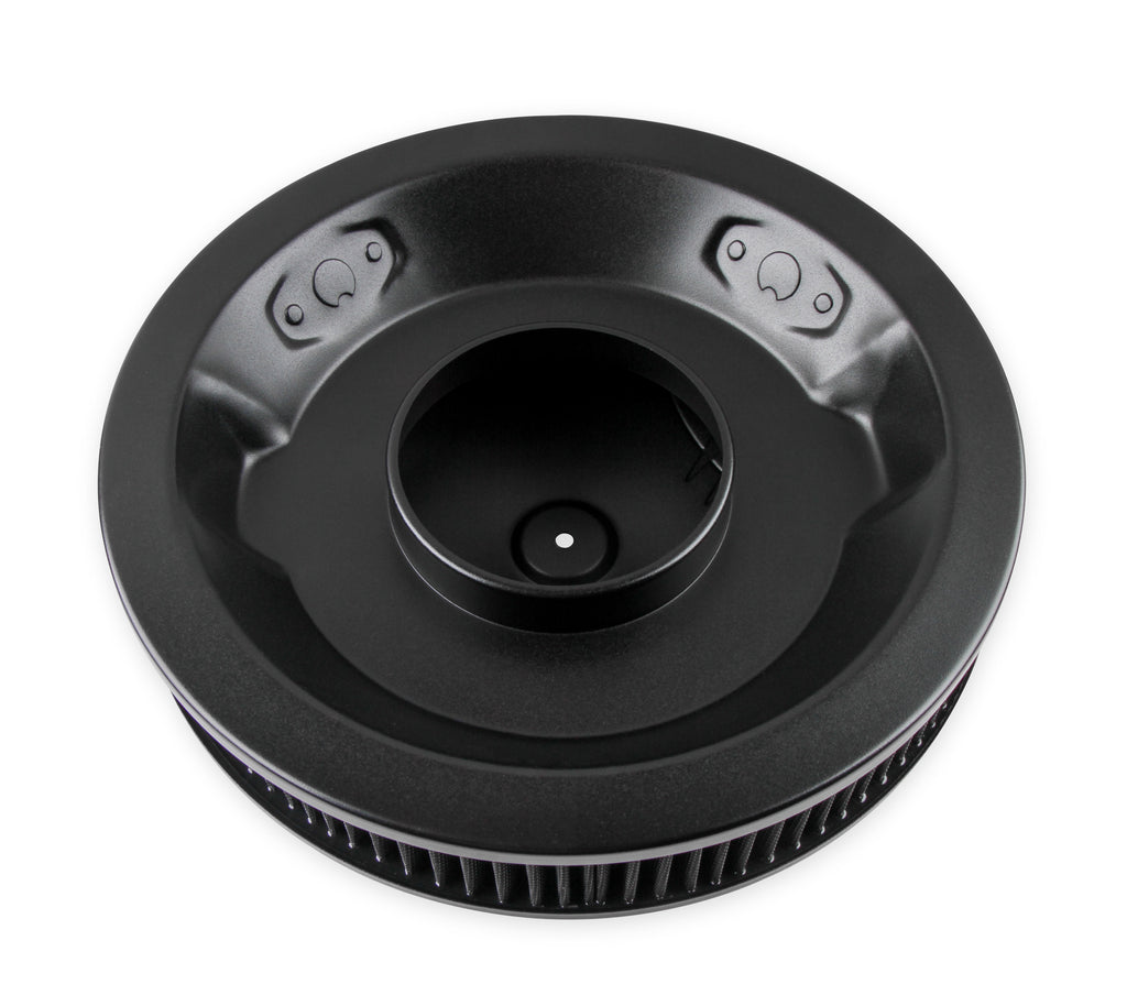 Demon branded 14" Black Air Cleaner assembly with reusable gauze style filter element