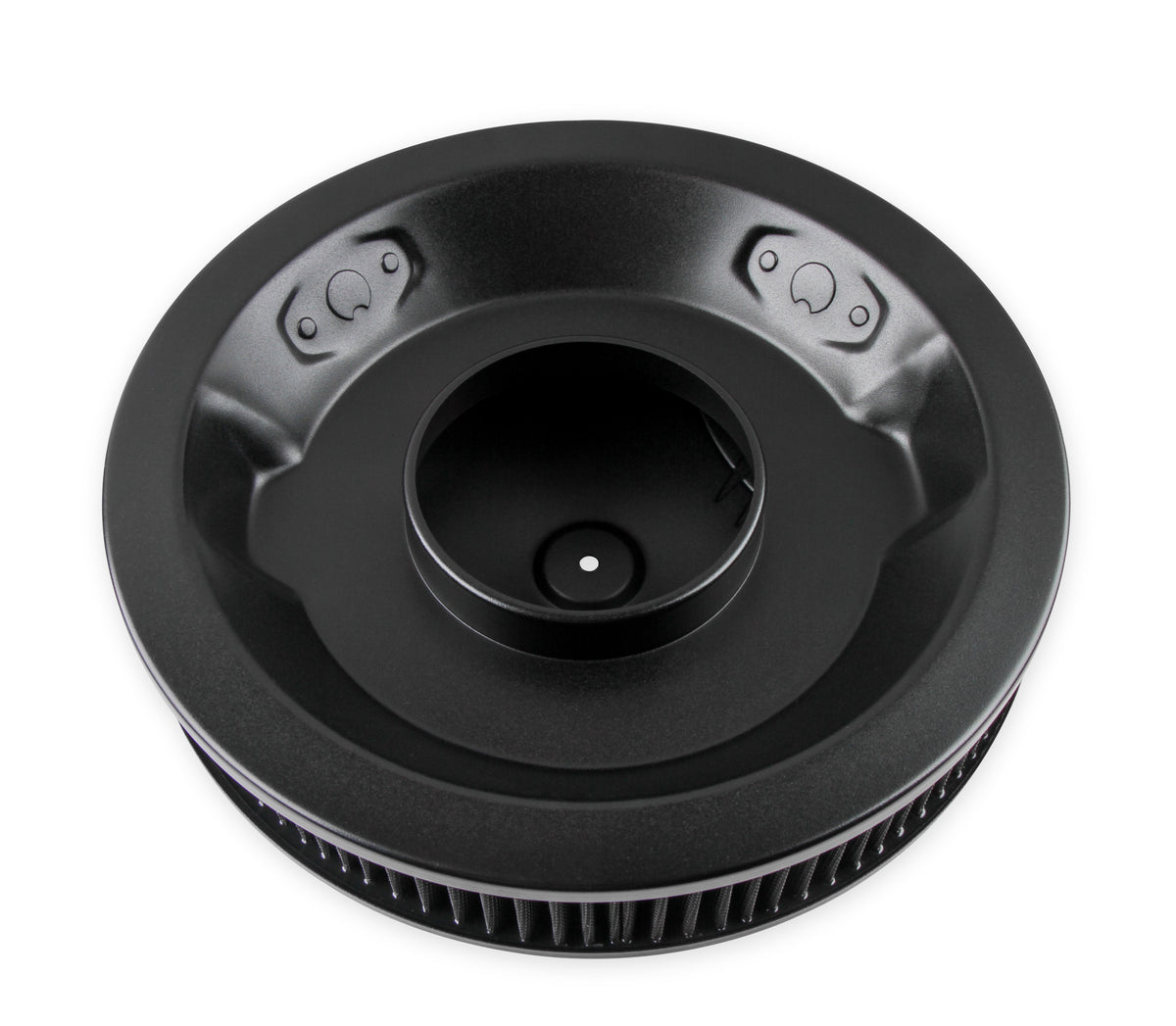 Demon branded 14" Black Air Cleaner assembly with reusable gauze style filter element