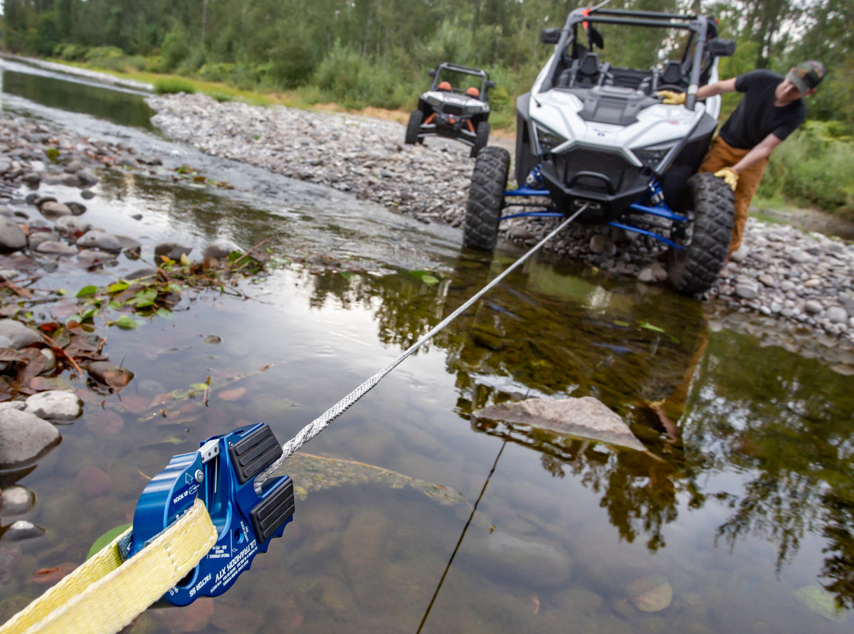The Ultrahook XTV is the world's safest and fastest winch hook that was developed to meet the needs of off-road racers who needed the speed of a hook with the functionality of closed system winching