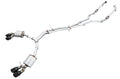 AWE Touring Edition Exhaust for Audi B9 S5 Sportback - 4" Diamond Black Tips