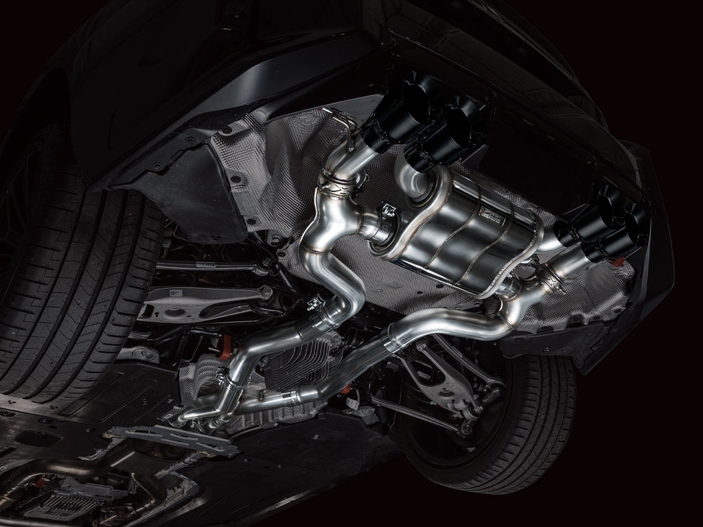 AWE SwitchPath™ Exhaust for BMW G87 M2 - 4.5" Diamond Black Tips
