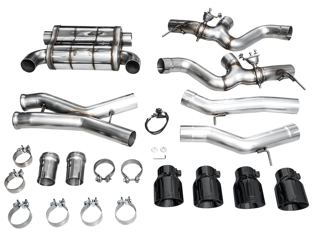 AWE SwitchPath™ Exhaust for BMW G87 M2 - 4.5" Diamond Black Tips