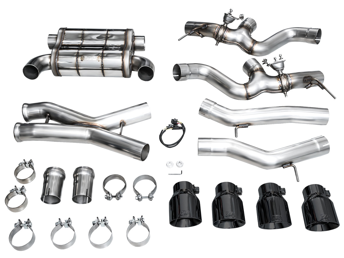 AWE SwitchPath™ Exhaust for BMW G87 M2 - 4.5" Diamond Black Tips