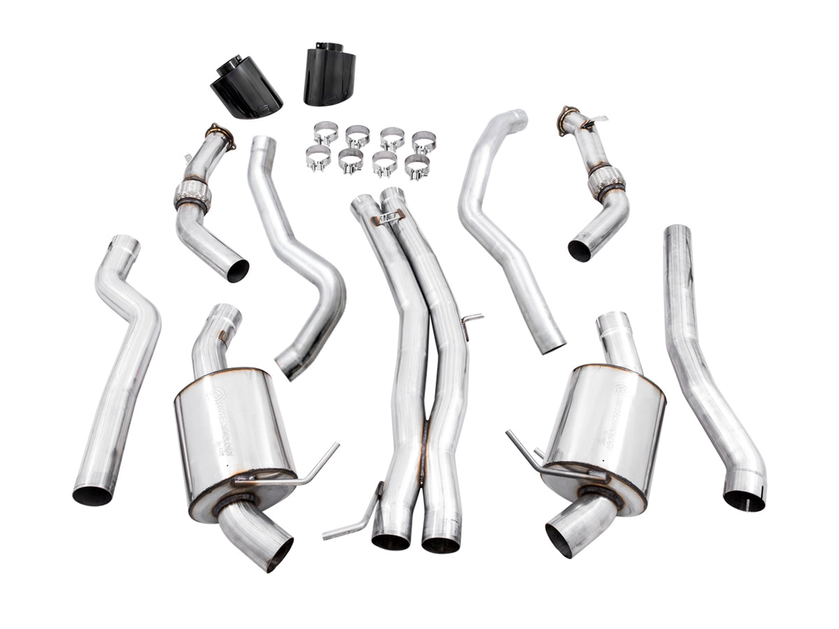 AWE Touring Edition Exhaust for Audi B9 RS 5 Sportback - Diamond Black RS-style Tips