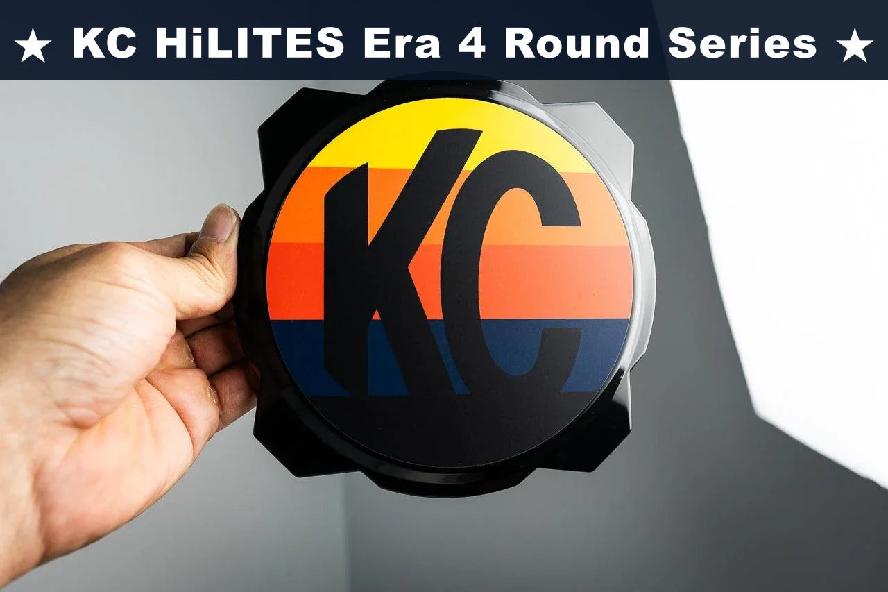 KC HiLITES Era 4 ROUND Series Light Cover Overlays - Universal