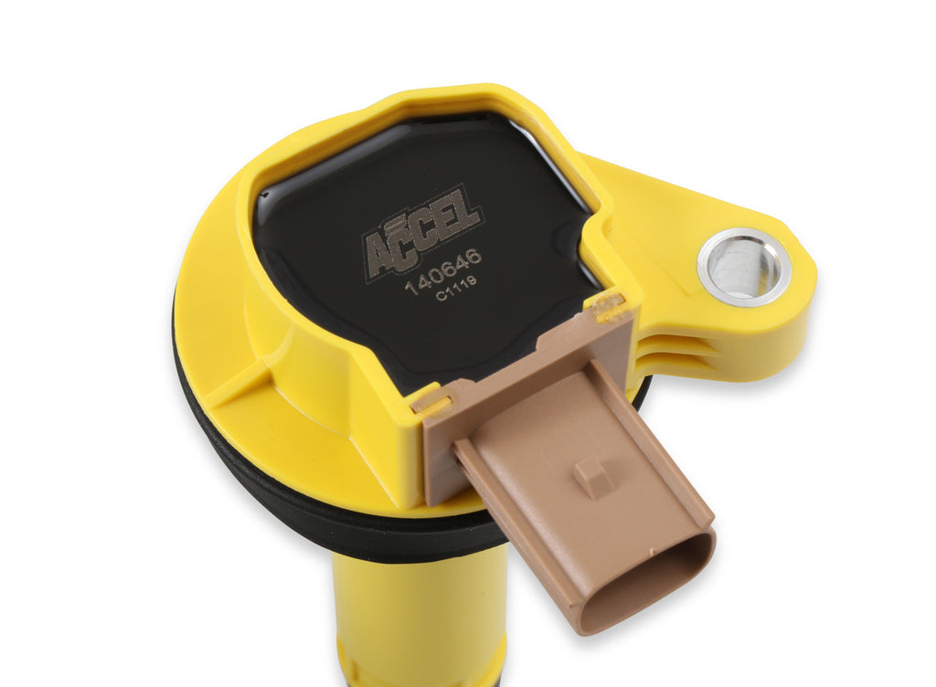 Ignition Coil-SuperCoil-2010-2016 Ford EcoBoost 3.5L V6-Individual(3-Pin)-Yellow - brand SuperCoil feature advanced bobbin technology