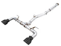 AWE Track Edition Exhaust for Subaru BRZ / Toyota GR86 / Toyota 86 / Scion FR-S - 5" Diamond Black Tips