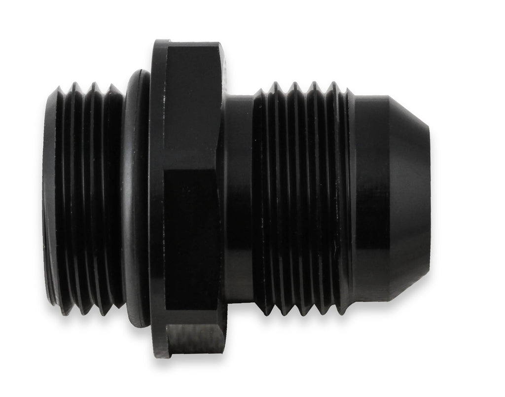 Oil Cooler Adapters -10 AN Male to -10 O-Ring Port - 2 Pieces - fits Earls UltraPro and Temp-A-Cure  Oil Coolers - Black