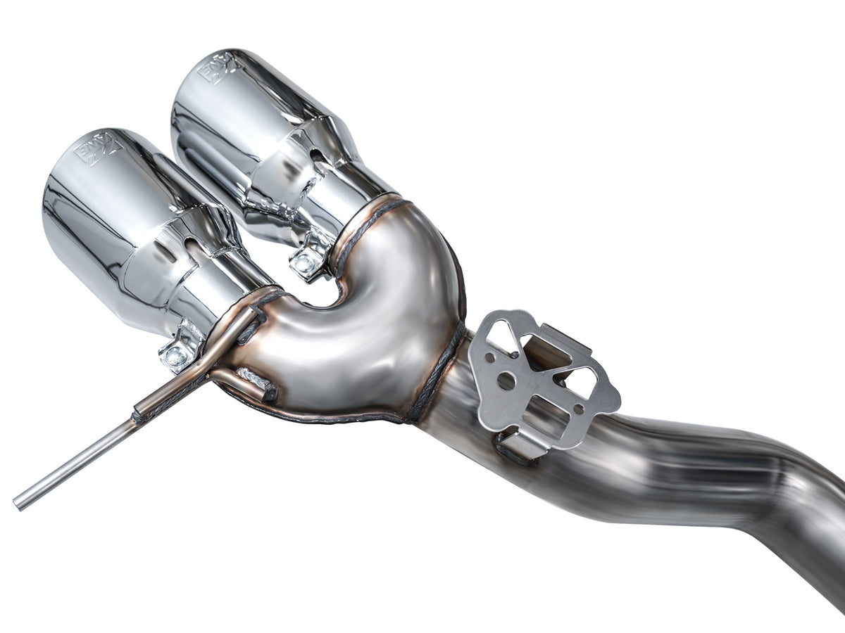 AWE Track Edition Exhaust for BMW G87 M2 - 4.5" Chrome Silver Tips