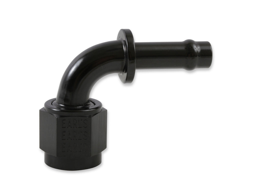 -6 90 DEG TO 3/8" Earl's VAPOR GUARD HOSE END